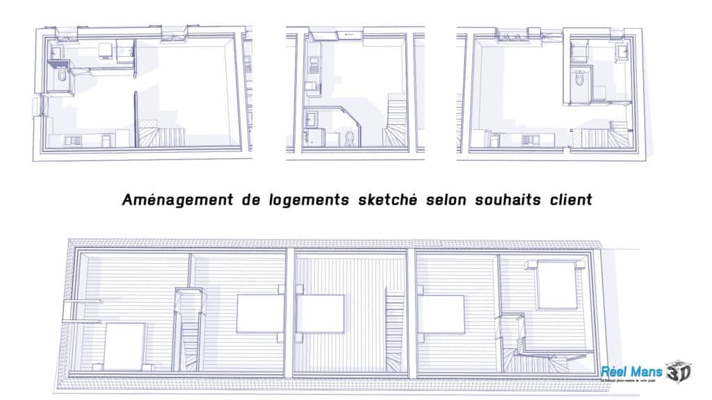 Avant projet sommaire - aménagement de logements